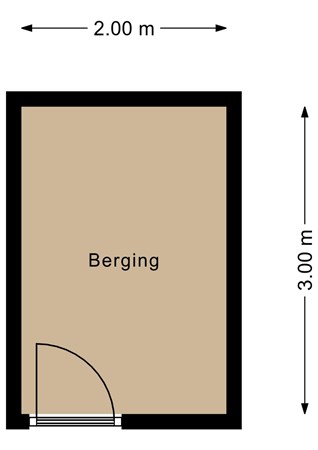 Floorplan - Dresselhuysstraat 16B02, 3039 ZJ Rotterdam